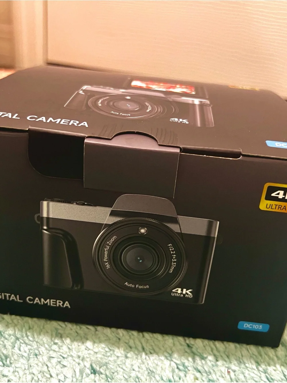 Compact 4K Digital Camera - Black